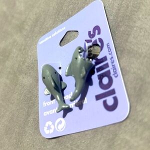 Claires shark bitting earings